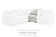 Cuddle Plush Arctic Armless Chair - PC5910646