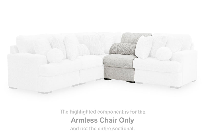 Cuddle Plush Arctic Armless Chair - PC5910646