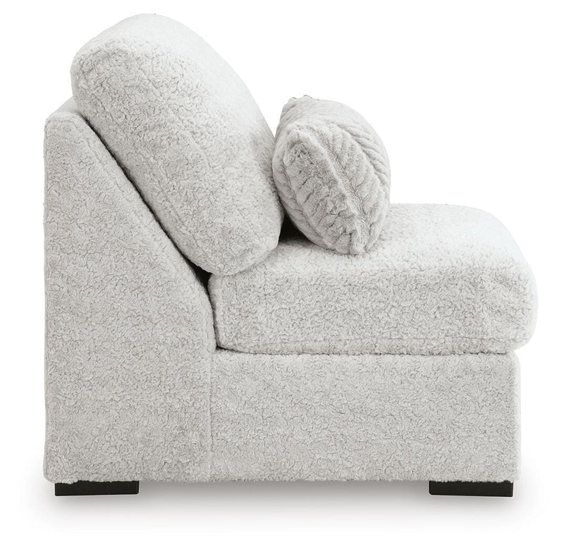 Cuddle Plush Arctic Armless Chair - PC5910646