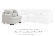 Cuddle Plush Arctic Left-Arm Facing Corner Chair - PC5910664