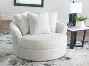 Cuddle Plush Arctic Oversized Swivel Accent Chair - PC5910621