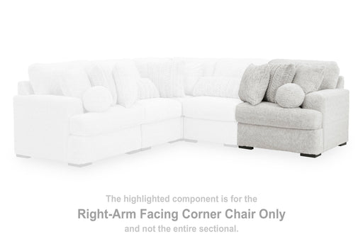 Cuddle Plush Arctic Right-Arm Facing Corner Chair - PC5910665