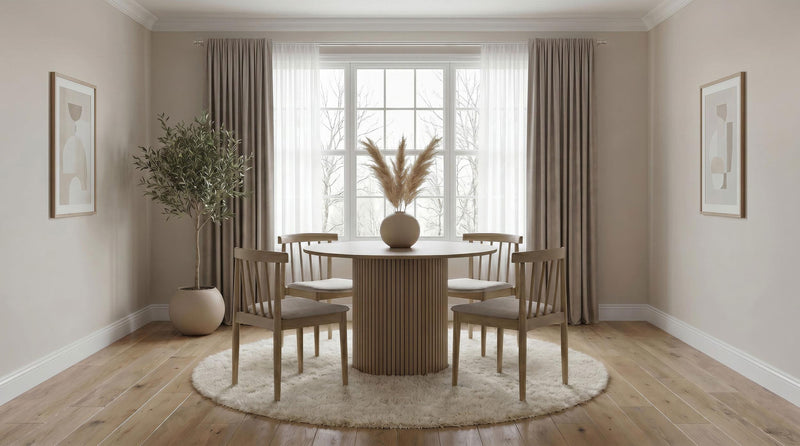 Cullen Dining Side Chair Upholstered Seat Natural Oak (Set of 2) - 193942NAT