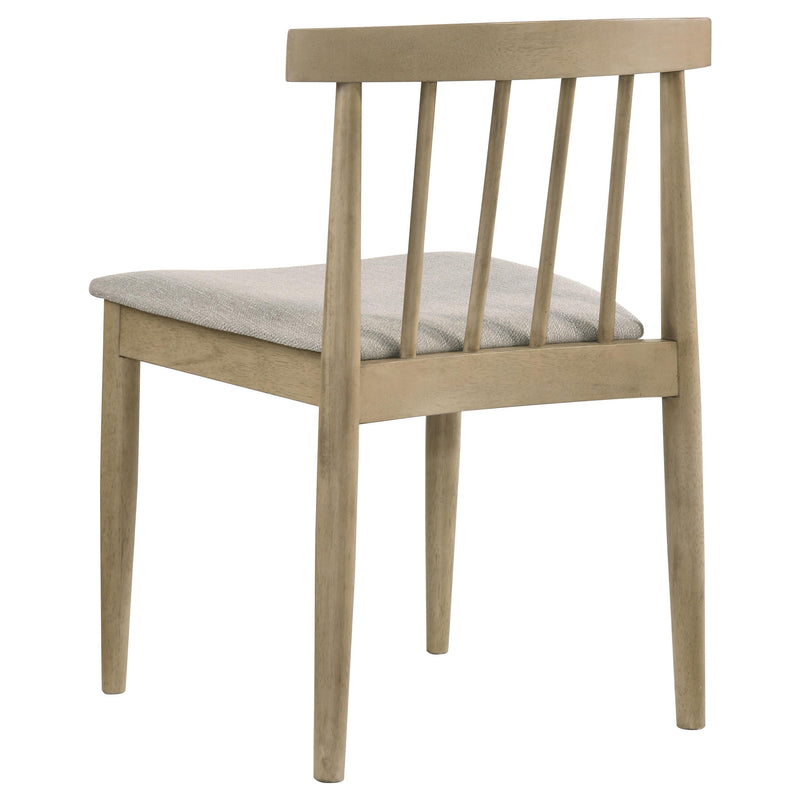 Cullen Dining Side Chair Upholstered Seat Natural Oak (Set of 2) - 193942NAT