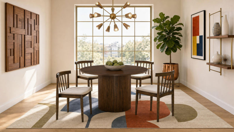Cullen Dining Side Chair Upholstered Seat Walnut (Set of 2) - 193942WAL