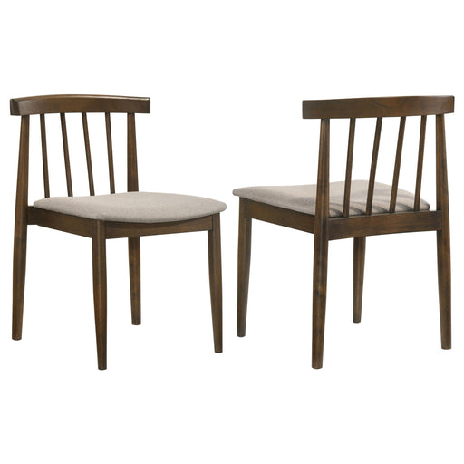 Cullen Dining Side Chair Upholstered Seat Walnut (Set of 2) - 193942WAL