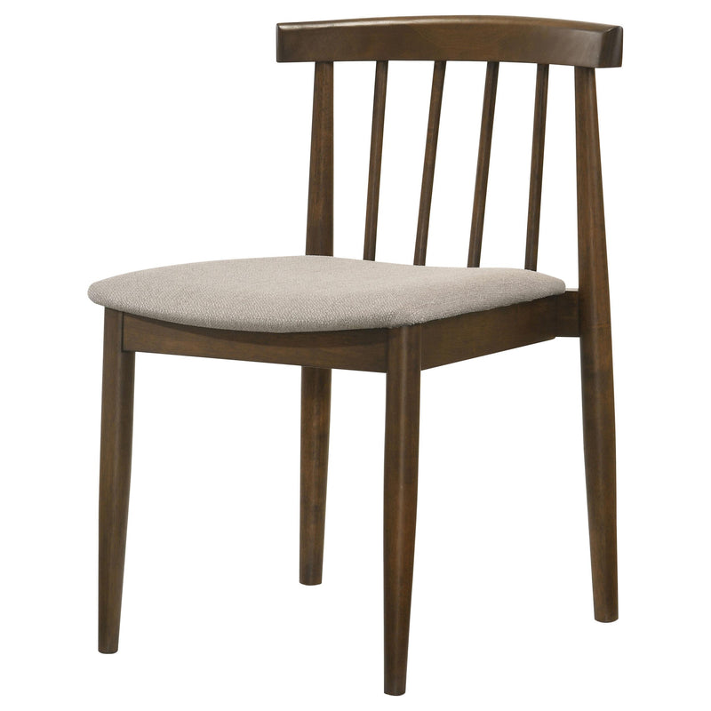 Cullen Dining Side Chair Upholstered Seat Walnut (Set of 2) - 193942WAL