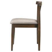 Cullen Dining Side Chair Upholstered Seat Walnut (Set of 2) - 193942WAL