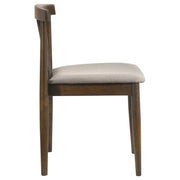 Cullen Dining Side Chair Upholstered Seat Walnut (Set of 2) - 193942WAL