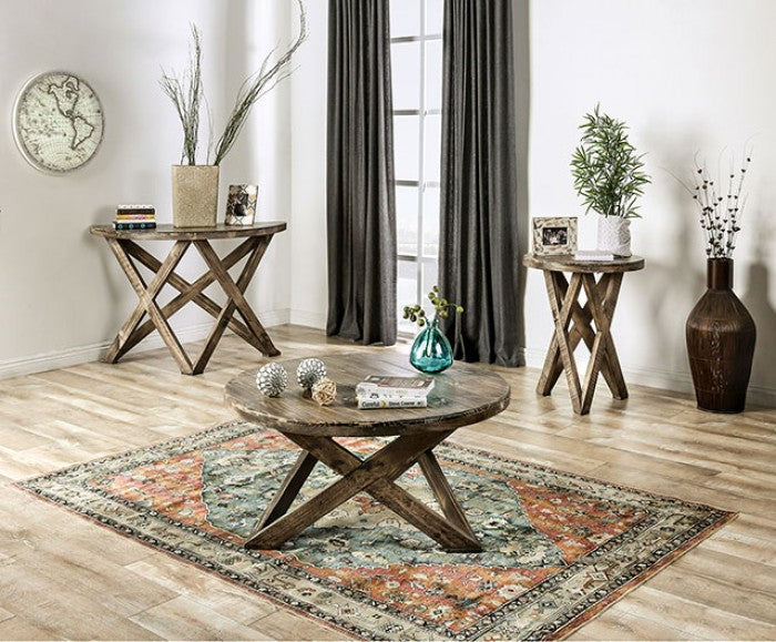 Culver Ash Brown Sofa Table - EM4003BR-S