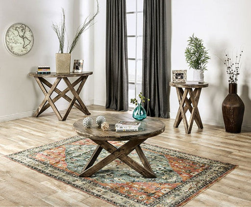 Culver Ash Brown Sofa Table - EM4003BR-S