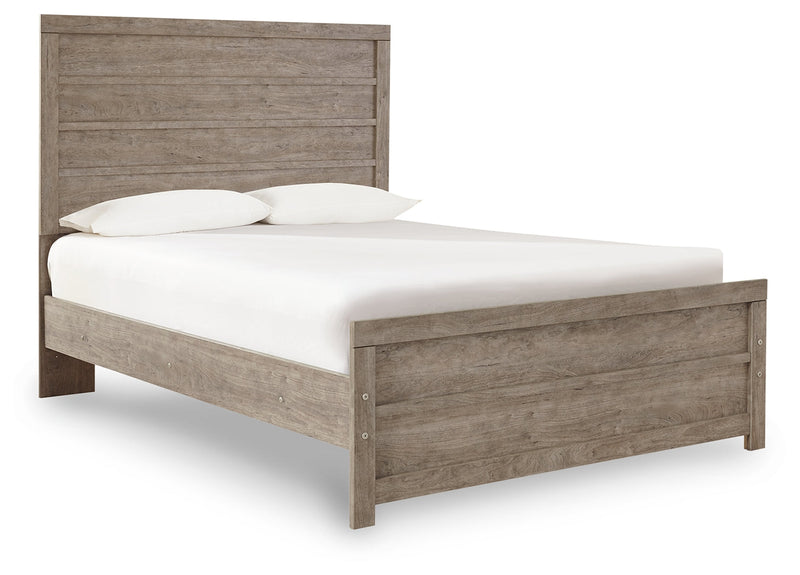 Culverbach Full Panel Bed with Mattress in Gray from Ashley - Luna Furniture