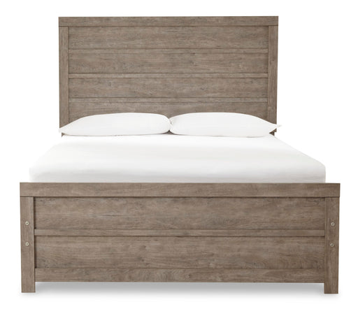 Culverbach Gray Full Panel Bed, Dresser and Chest - B070B32