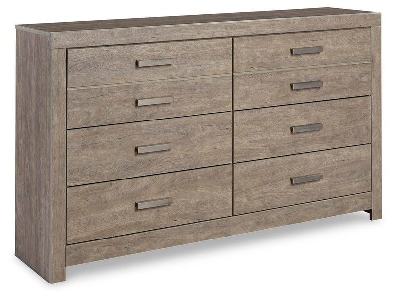 Culverbach Gray Full Panel Bed, Dresser and Chest - B070B32