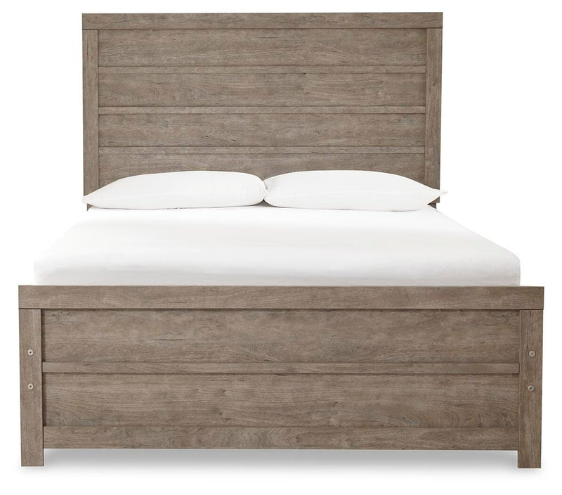 Culverbach Gray Full Panel Bed, Dresser, Chest and Nightstand - B070B18