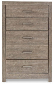 Culverbach Gray Queen Panel Bed with Chest - B070B21