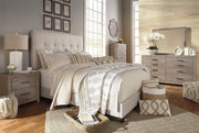 Culverbach Gray Upholstered Panel Bedroom Set - Gate FurnitureBedroom Set