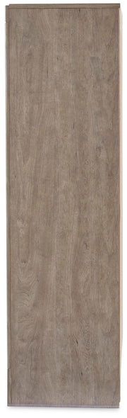 Culverbach King Panel Bed with Mirrored Dresser, Chest and Nightstand in Gray - PKG011531