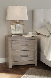 Culverbach Queen Panel Bed with Nightstand in Gray from Ashley - Luna Furniture