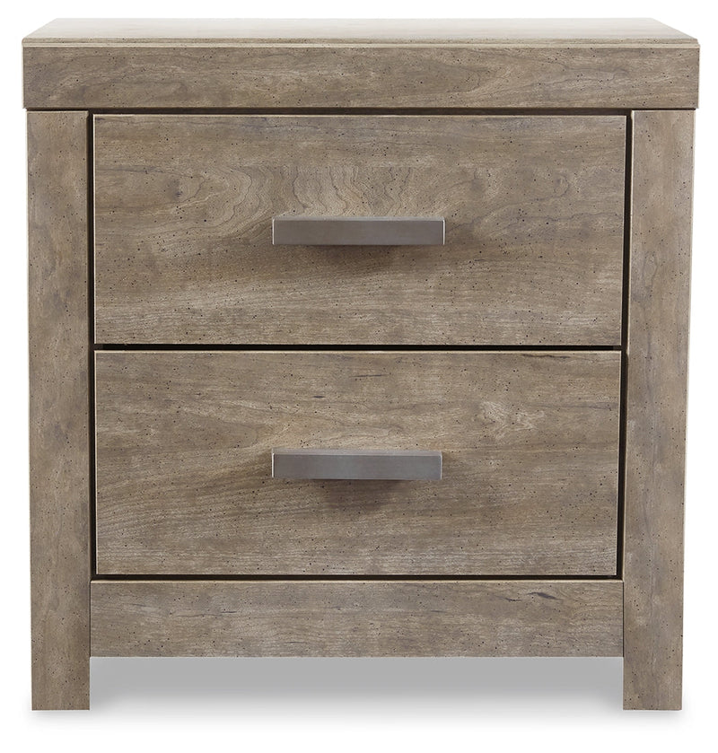 Culverbach Queen Panel Bed with Nightstand in Gray from Ashley - Luna Furniture