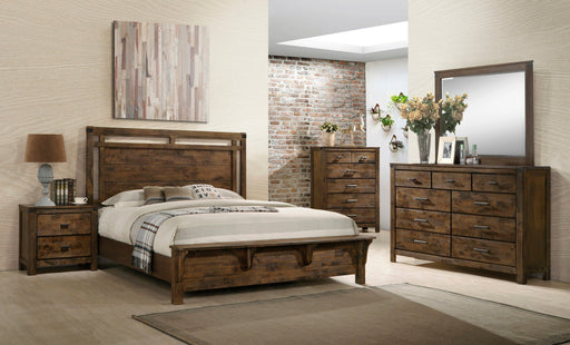 Curtis Brown Panel Bedroom Set - Gate FurnitureBedroom Set