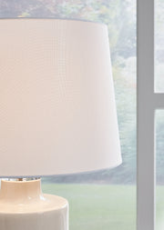 Cylener 2-Piece Table Lamp Set in Off White - PKG016434