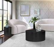 Cylinder Iron Coffee Table in Black - 295-CT