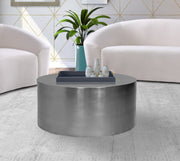 Cylinder Iron Coffee Table in Chrome - 297-CT
