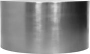 Cylinder Iron Coffee Table in Chrome - 297-CT