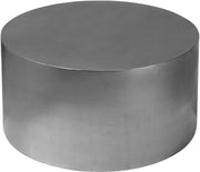 Cylinder Iron Coffee Table in Chrome - 297-CT