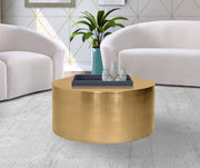 Cylinder Iron Coffee Table in Gold - 296-CT