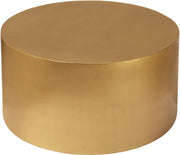 Cylinder Iron Coffee Table in Gold - 296-CT