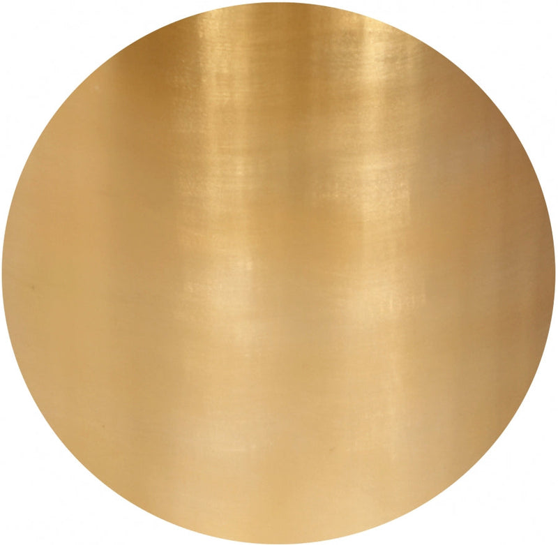 Cylinder Iron Coffee Table in Gold - 296-CT