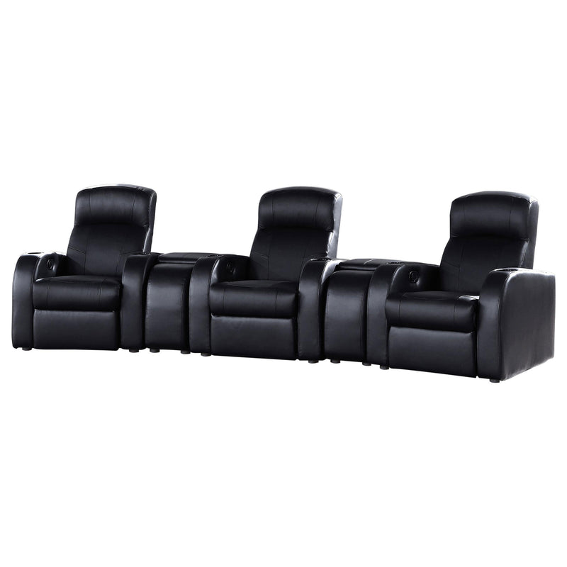 Cyrus 5-piece Upholstered Home Theater Seating - 600001-S3A