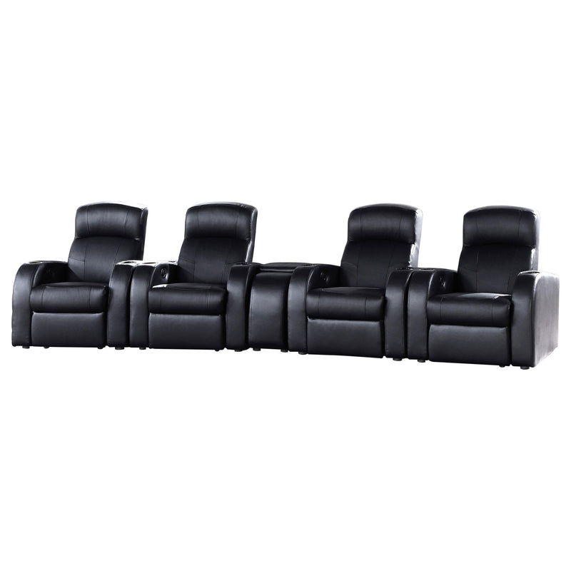 Cyrus 5-piece Upholstered Home Theater Seating - 600001-S4B
