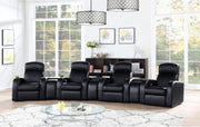 Cyrus 7-piece Upholstered Home Theater Seating - 600001-S4A
