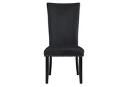 D02 Dining Table + 6 D03 Black Dining Chairs - D02DT+D03DC-BLK 7PC