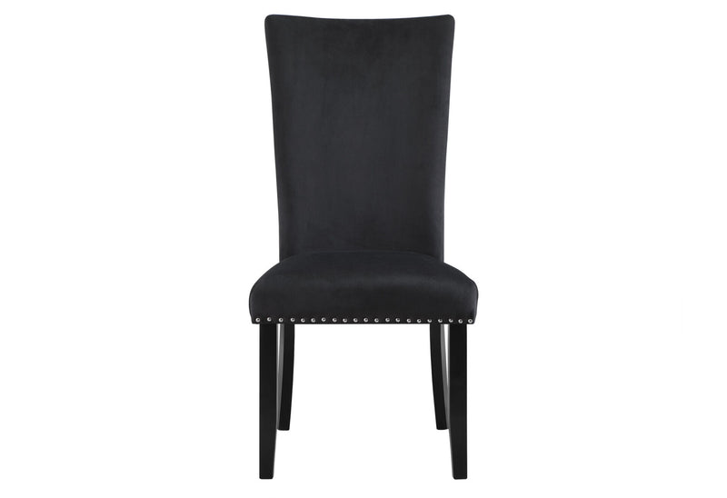 D02 Dining Table + 6 D03 Black Dining Chairs - D02DT+D03DC-BLK 7PC