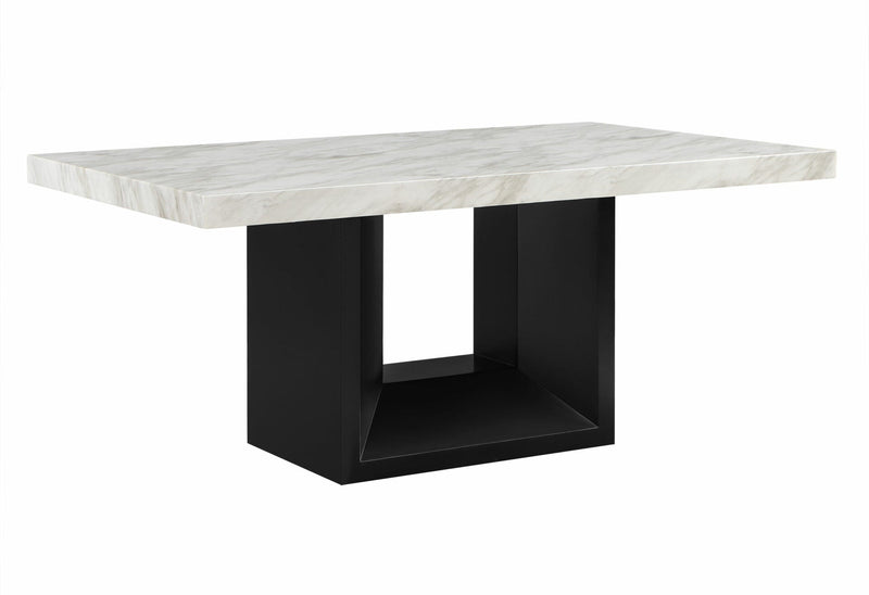 D02 Dining Table + D03dc Black - D02DT+D03DC-BLK
