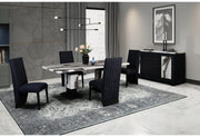 D12 Dining Table And 6 Dining Chairs - D12DT+D12DC-N 7 PC SET
