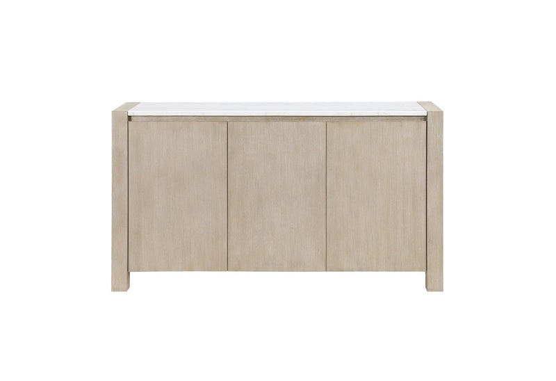 D1321 Buffet W Real Marble Top - D1321-BUFFET