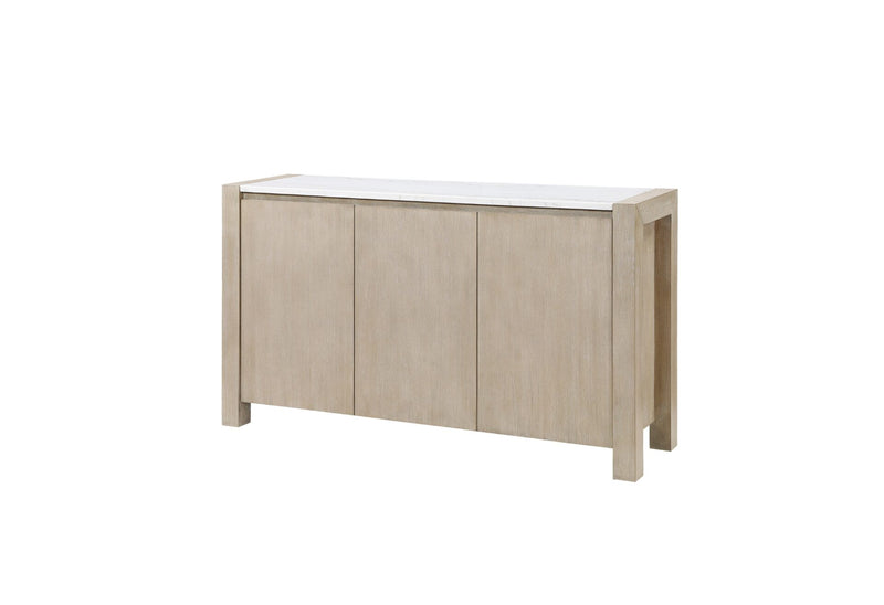 D1321 Buffet W Real Marble Top - D1321-BUFFET