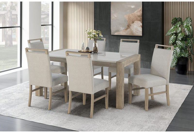 D1321dt+6 D1321dc Light Grey - D1321DT+D1321DC-LT GRY 7PC