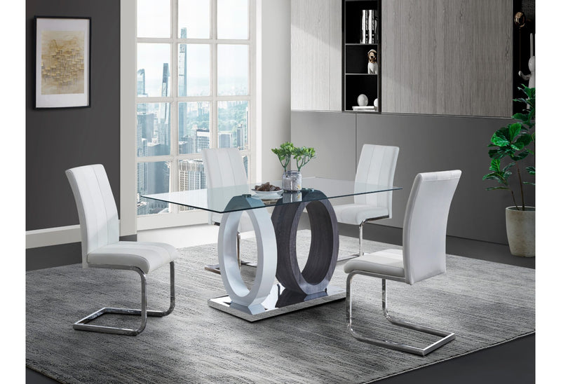 D1628dt + 6 D915dc White - D1628DT+D915DC-WH 7PC