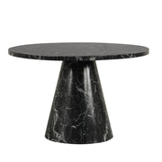 [D217-Table] Eva - Dining Table (Black), MDF / PU, Black Each - D217-Table