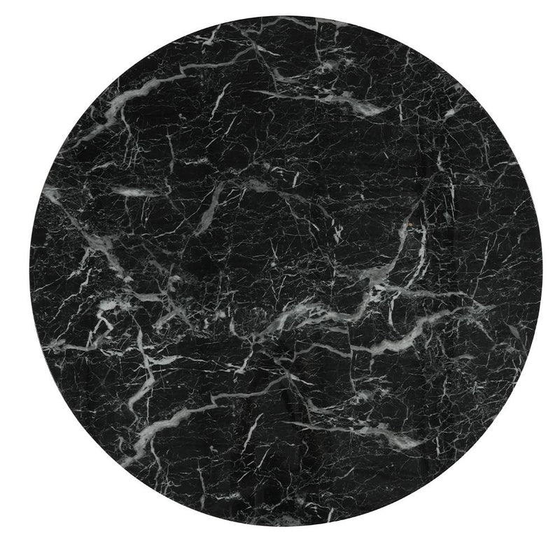 [D217-Table] Eva - Dining Table (Black), MDF / PU, Black Each - D217-Table