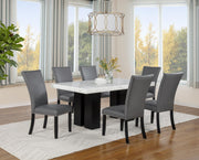 D255 - Blaze Grey Side Chair (Grey PU) - D255-2