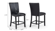 D256 - Blaze Black Counter Height Table - D256-Table