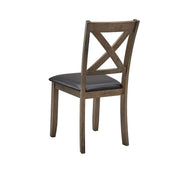 [D320-5PC-Set] Verona - 5PC Dining Set (Brown), Wood, Brown Box: 1 of 1 Each - D320-5PC-Set