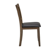[D320-5PC-Set] Verona - 5PC Dining Set (Brown), Wood, Brown Box: 1 of 1 Each - D320-5PC-Set